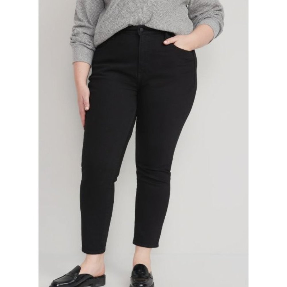OLD NAVY the O.G. straight leg denim in washed black size 26
